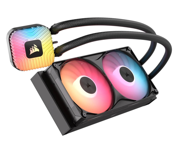 Corsair NAUTILUS 240 RS ARGB 2x120mm - 1603093 - zdjęcie